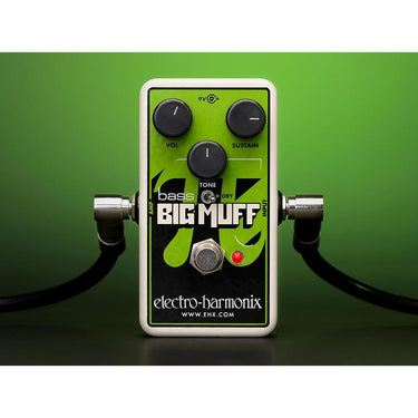 Electro-Harmonix Nano Bass Big Muff Pi Fuzz Sustainer Pedal