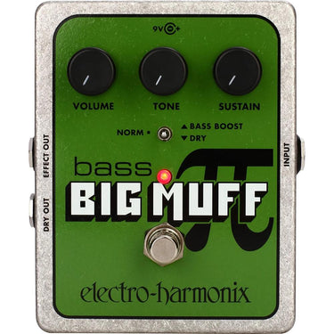 Electro-Harmonix Bass Big Muff Pi Fuzz Disotrtion Sustainer Pedal