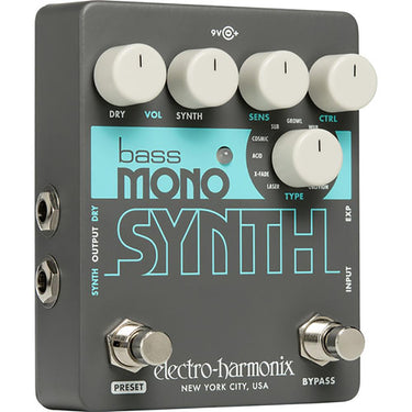 Electro-Harmonix Bass Mono Synth Bass Synthesizer Pedal
