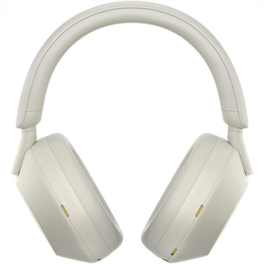 Sony WH-1000XM5 Wireless Noise Canceling Headphones, Silver w/ 2YR Warranty Bundle