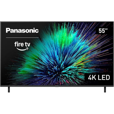 Panasonic 55 inch LED 4K Ultra HD Smart Fire TV with Extended Protection Bundle