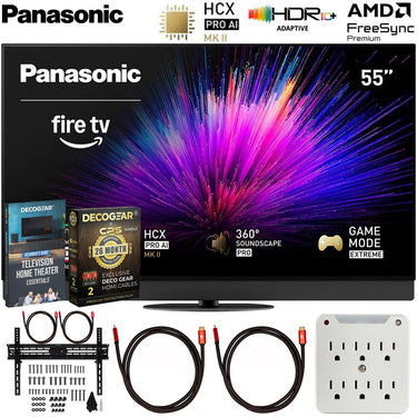 Panasonic 55 inch LED 4K Ultra HD Smart Fire TV with 26 Months Protection Bundle