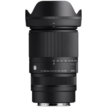 Sigma 16-300mm F3.5-6.7 DC OS Contemporary Lens for Sony E Mirrorless Cameras Bundle