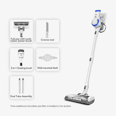 Tineco A10 Essentials Lightweight Cordless Stick Vacuum Cleaner, Factory Refurbished