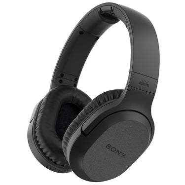 Sony Wireless Home Theater Headphones Black with Case and 1 Year Warranty Bundle