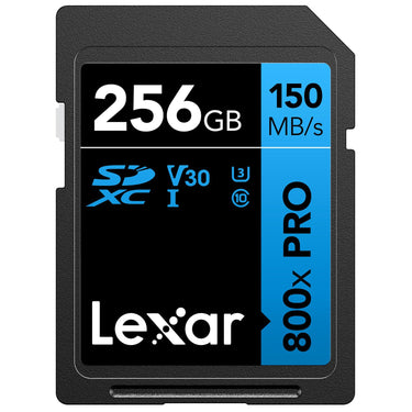Lexar High-Performance 800x PRO BLUE Series 256 GB SDHC Memory Card