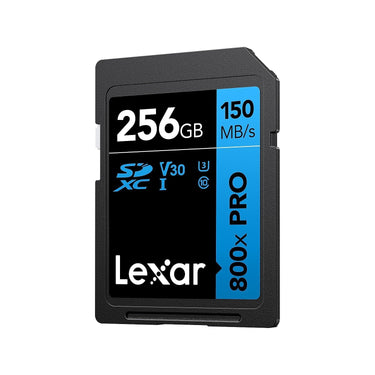 Lexar High-Performance 800x PRO BLUE Series 256 GB SDHC Memory Card