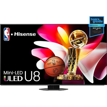 Hisense 75 Inch U8 Series Mini-LED ULED 4K UHD Google Smart TV (2024 - Refurbished)