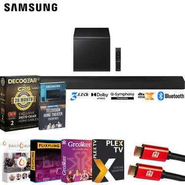 Samsung Q Series Soundbar HW-QS700F 3.1.2 ch Subwoofer 2025 +26 Months Protection Bundle