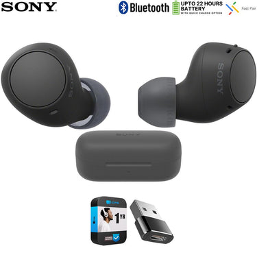 Sony Truly Wireless Earbuds with 22-Hour Battery + Converter & 1 Year Warranty