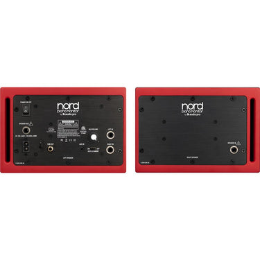Nord Piano Monitors V2 Active Stereo Speakers, Red (Pair)