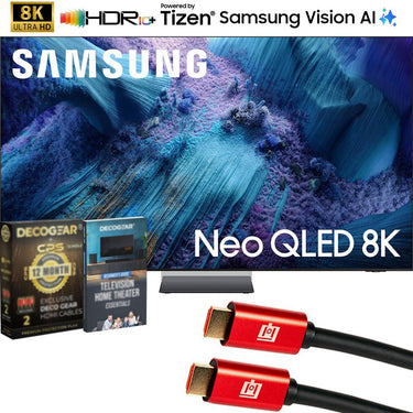Samsung 75" Neo QLED 8K QN990F Vision AI Smart TV (2025) w/ Extended Protection Bundle