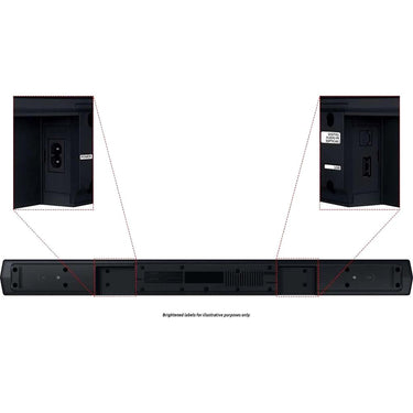 Samsung 2.1Ch 210W Soundbar with Wireless Subwoofer - Black HW-C43M (Refurbished)