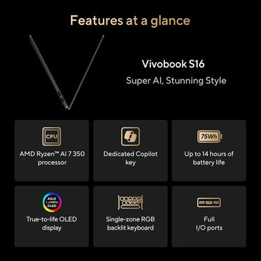 Asus 16" KRACKAN8C 16G 1T 11H