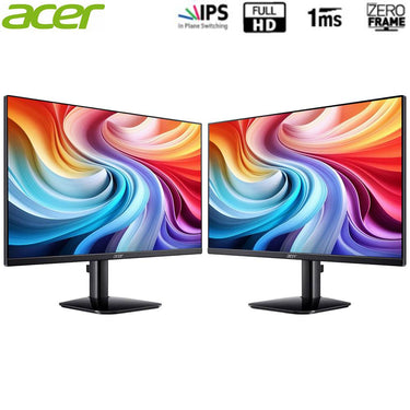 Acer 27" Full HD 120Hz 1ms FreeSync IPS Gaming Monitor 2 Pack