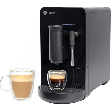 GE Profile Automatic Espresso Machine + Milk Frother, One-Touch Brew - Refurbished