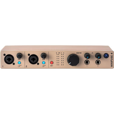 Arturia MiniFuse 4 USB-C Audio Interface, Champagne