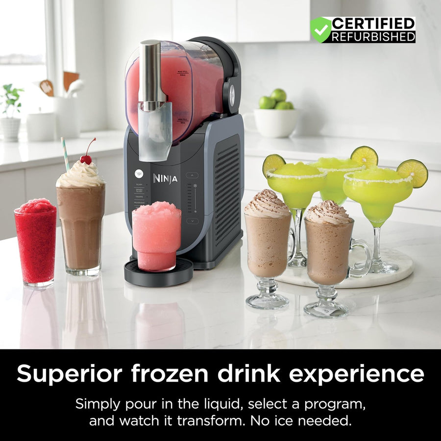 Ninja SLUSHi 88oz. Frozen Drink & Slushie Machine Renewed+1 Yr Warranty & Bottle