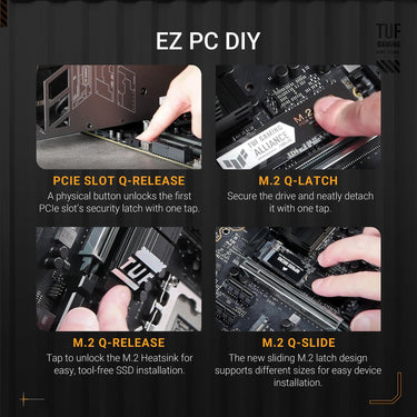 Asus TUF GAMING Z890-PLUS WIFI Intel, DDR5 EXPO, PCIe5.0 4xM.2, Wi-Fi 7, Thunderbolt