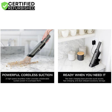 Shark QV201 WANDVAC Handheld Vacuum and Charging Dock, Graphite