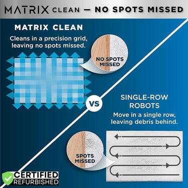 Shark Matrix 2-in-1 Robot Vacuum/Mop with Sonic Mopping, RV2410WD - Refurbished