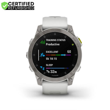 Garmin Epix Gen 2 Active Smartwatch 47 mm White Titanium Renewed+2 Year Warranty