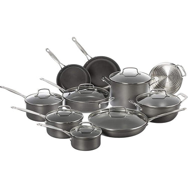 Cuisinart 66-17N Chef's Classic Non-Stick Hard Anodized, 17 Piece Set, Black - Open Box