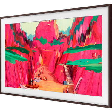 Samsung 75" The Frame Customizable Bezel, Modern Brown (2025) Open Box