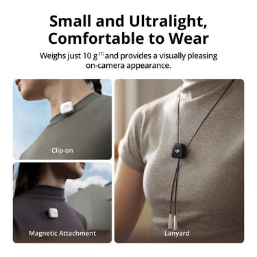 DJI Mic Mini Transmitter (Infinity Black), Ultralight, High-Quality Audio - Open Box