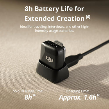DJI Mic Mini Transmitter (Infinity Black), Ultralight, High-Quality Audio - Open Box