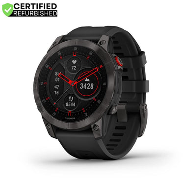 Garmin EPIX Gen 2, Sapphire, Black, Titanium, NA - (Renewed)