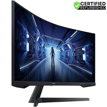 Samsung 34 inch Odyssey G55T WQHD 165Hz 1ms(MPRT) HDR Curved Gaming Monitor (Renewed)