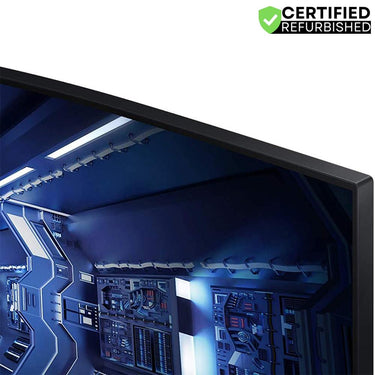 Samsung 34 inch Odyssey G55T Curved Gaming Monitor Renewed with 2 Year Warranty