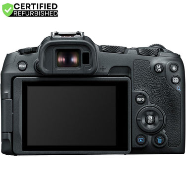Canon EOS R8 Full Frame Mirrorless Camera Body Renewed +Microphone & Tripod Kit Bundle