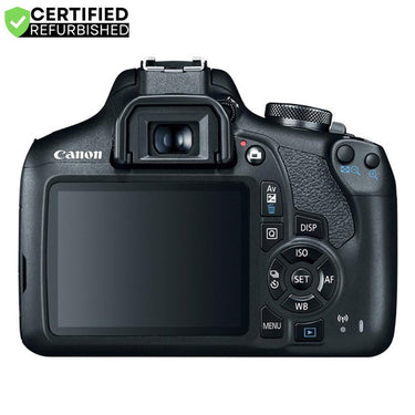 Canon T7 EOS Rebel DSLR Camera EF-S 18-55mm f/3.5-5.6 IS II Lens Renewed 16GBx2 Bundle