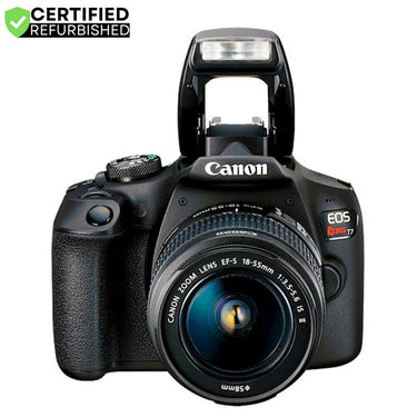 Canon T7 EOS Rebel DSLR Camera EF-S 18-55mm f/3.5-5.6 IS II Lens Renewed 16GBx2 Bundle