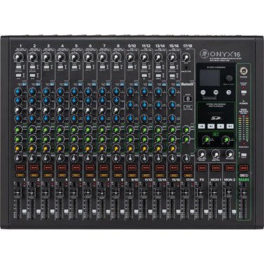 Mackie Onyx16 16-Channel Premium Analog Mixer with Multi-Track USB