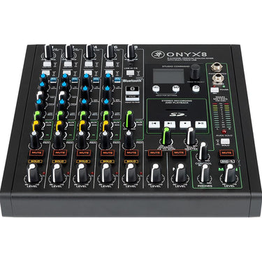 Mackie Onyx8 8-Channel Premium Analog Mixer with Multi-Track USB
