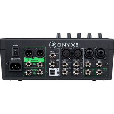 Mackie Onyx8 8-Channel Premium Analog Mixer with Multi-Track USB