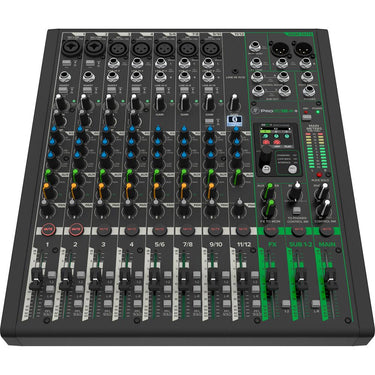 Mackie ProFX12v3+ 12-Channel Analog Mixer with Enhanced FX, USB, Bluetooth