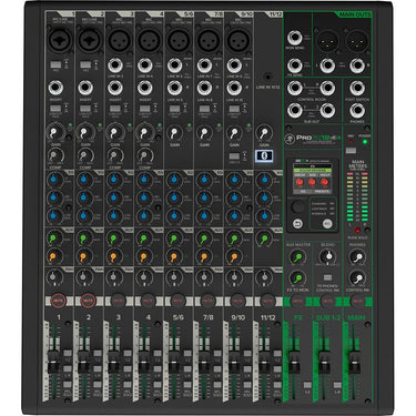 Mackie ProFX12v3+ 12-Channel Analog Mixer with Enhanced FX, USB, Bluetooth