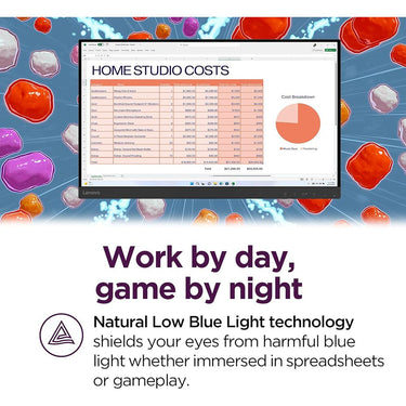 Lenovo D27-40 27" Full HD 75Hz 16:9 4ms VA Monitor, Raven Black