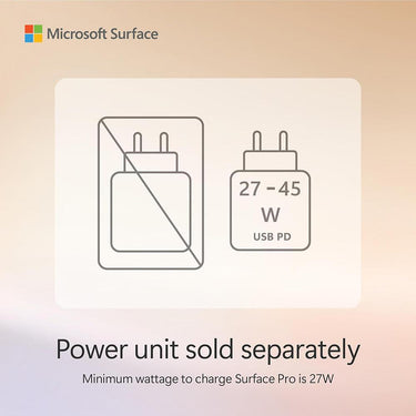Microsoft Surface Pro Copilot+ PC 12", Snapdragon X Plus, 16GB RAM, 256GB, Platinum