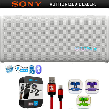 Sony ULT Field 1 Wireless Portable Bluetooth Speaker Off-White + 2 YR Protection Pack