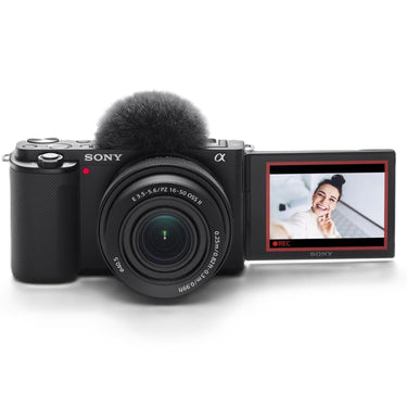 Sony Alpha ZV-E10 Mirrorless Vlog Camera with 16-50mm f/3.5-5.6 II Lens (Black)