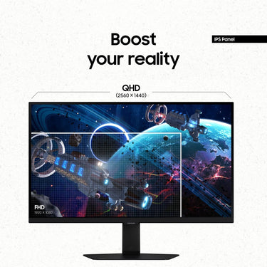 Samsung 27" Odyssey G50D QHD 180Hz 1ms DisplayHDR 400 G-Sync Compatible Gaming Monitor