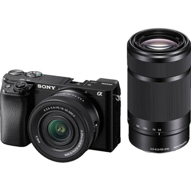 Sony Alpha a6100 APS-C Mirrorless Camera + 16-50mm + 55-210mm Lenses