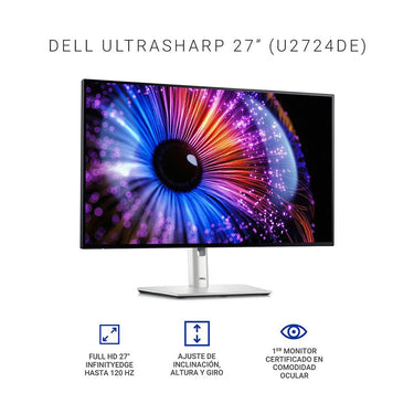 Dell U2724DE UltraSharp 27" Thunderbolt Hub Dual Monitor Bundle