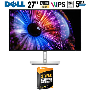 Dell U2724DE UltraSharp 27" Thunderbolt Hub Monitor w/ 2 YR Warranty Bundle