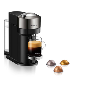 Nespresso Vertuo Next Deluxe Coffee and Espresso Machine by De'Longhi, Chrome